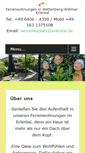 Mobile Screenshot of erlental.de